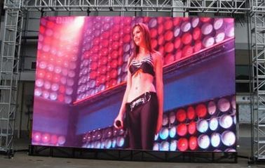 Pełnokolorowa duża ścianka wideo LED, ekran przedni z wyświetlaczem usługi Stage Front Service