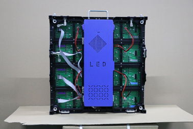 P4 Pełnokolorowy zewnętrzny wyświetlacz LED / odlew aluminiowy kolorowy wyświetlacz LED