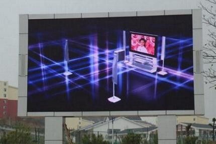 Smd 3528 P10 Zewnętrzny kolorowy wyświetlacz LED, ekrany reklamowe wodoodporne w pełnym kolorze